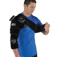 Man applying ICE20 Combo Arm Ice Compression Therapy