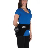 Woman wearing ICE20 Hip Ice Compression Therapy Pack